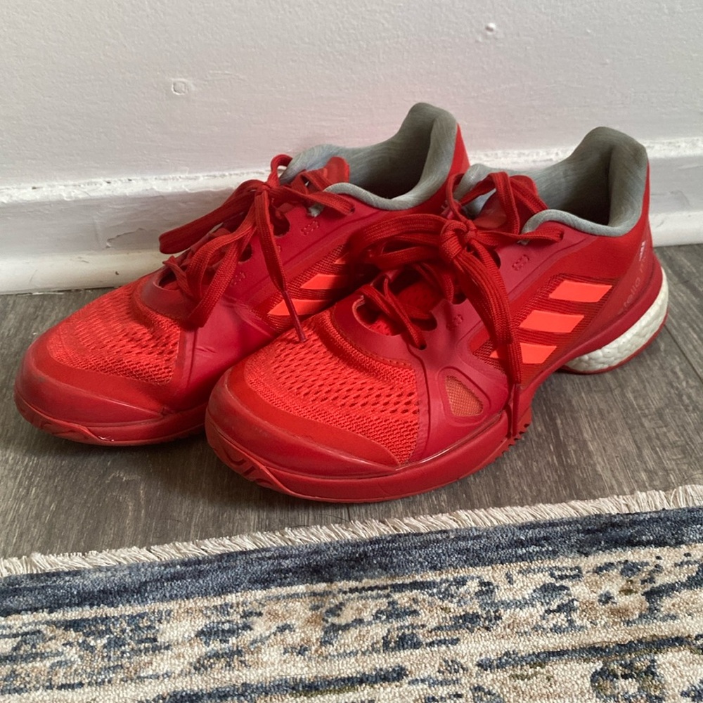 Adidas Stella McCartney Barricade 2017 - orange/white/solar red sz. 7